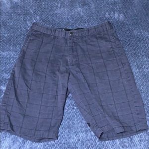 Men’s blue stripped Volcom shorts size 30